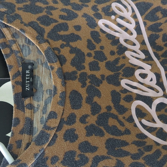 Leopard Print Blondie T-Shirt - Picture 2 of 7